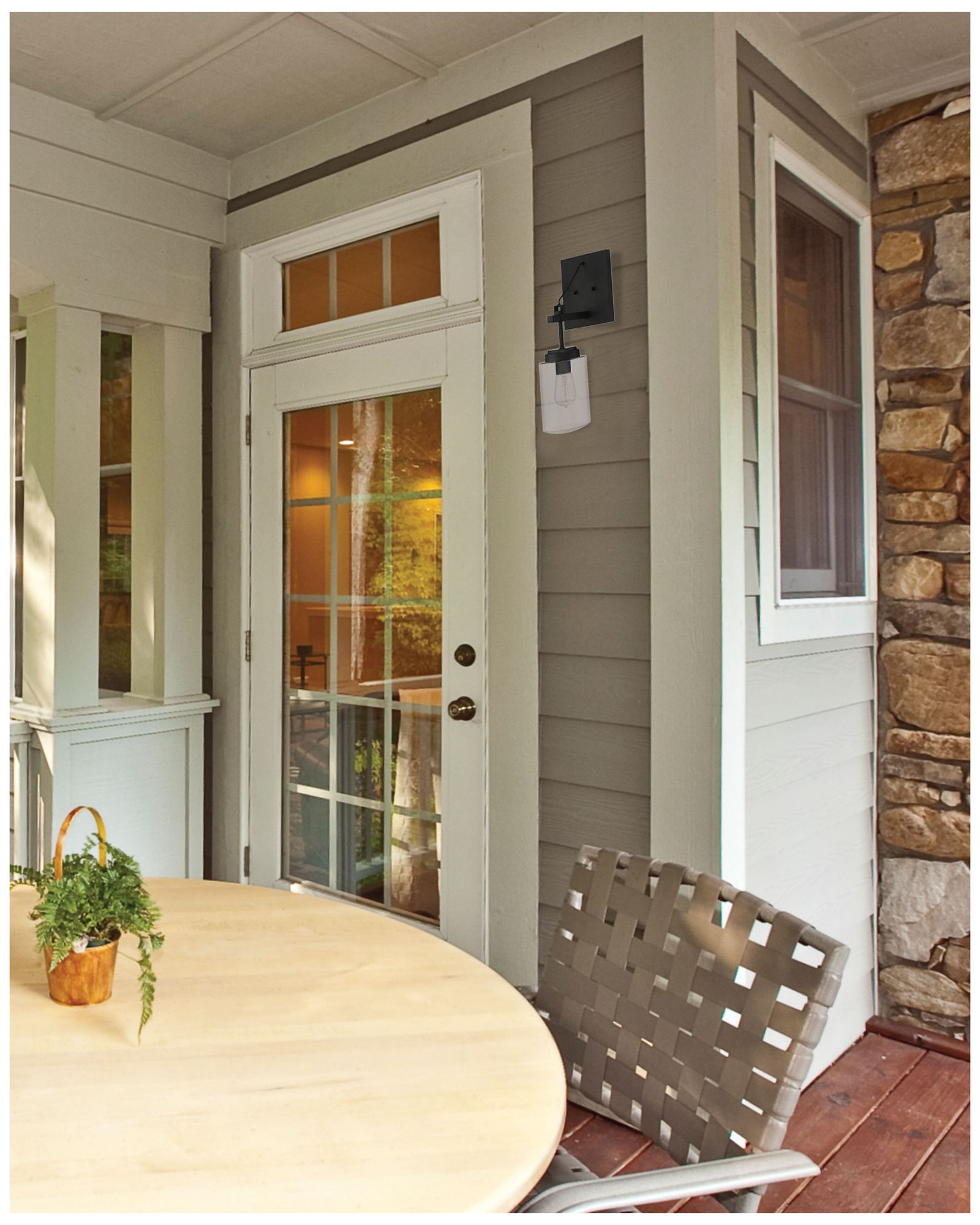 Image 3 Crosspoint 1 Light Outdoor Wall Sconce in Espresso more views