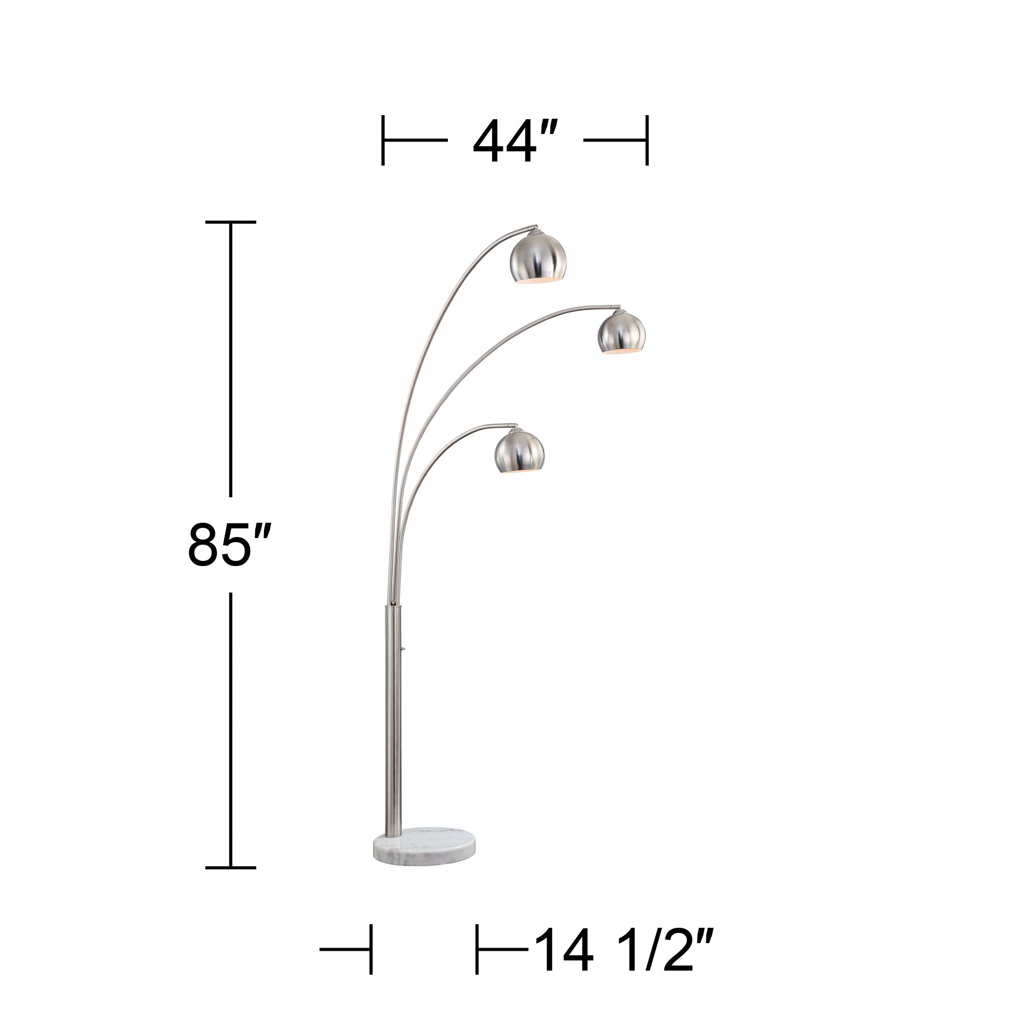 crosstown arc floor lamp