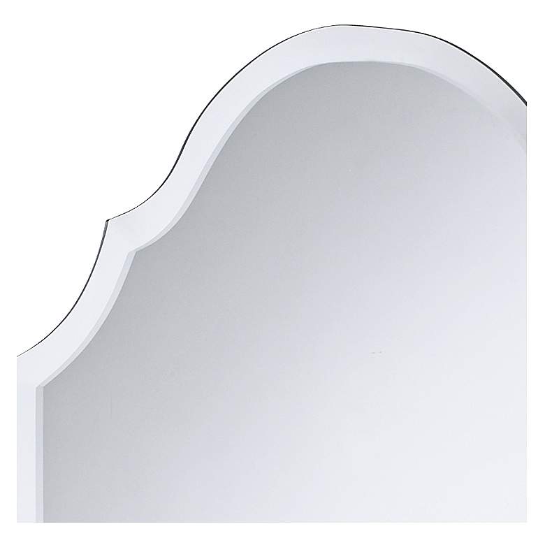 Image 3 Crown 22 inch x 32 inch Frameless Beveled Wall Mirror more views