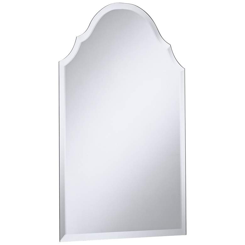 Image 4 Crown 22 inch x 32 inch Frameless Beveled Wall Mirror more views