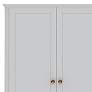 3_Crown 40 1/4" Wide White 2-Drawer Full Wardrobe more views