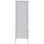 Crown 40 1/4" Wide White 2-Drawer Full Wardrobe