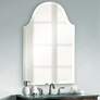 Crown Arch Frameless 20" x 32" Beveled Wall Mirror