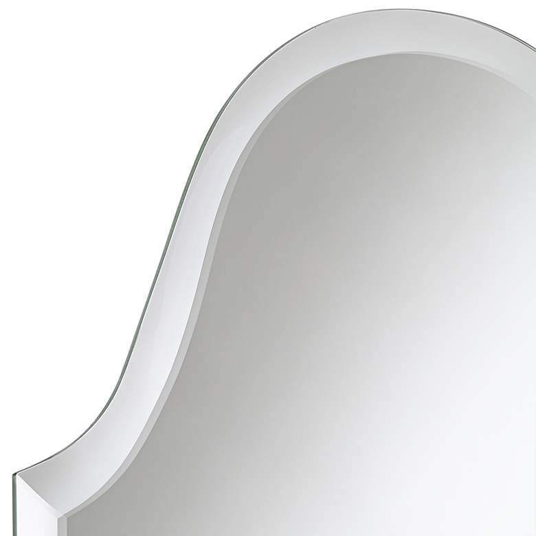 Image 3 Crown Arch Frameless 20" x 32" Beveled Wall Mirror more views
