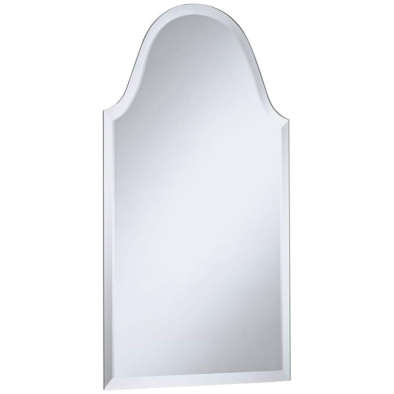 Image 4 Crown Arch Frameless 20" x 32" Beveled Wall Mirror more views