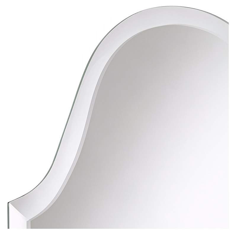 Image 3 Crown Arch Frameless 20 inch x 40 inch Beveled Wall Mirror more views