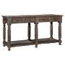 Crown Court Medium Brown Wooden Console Table