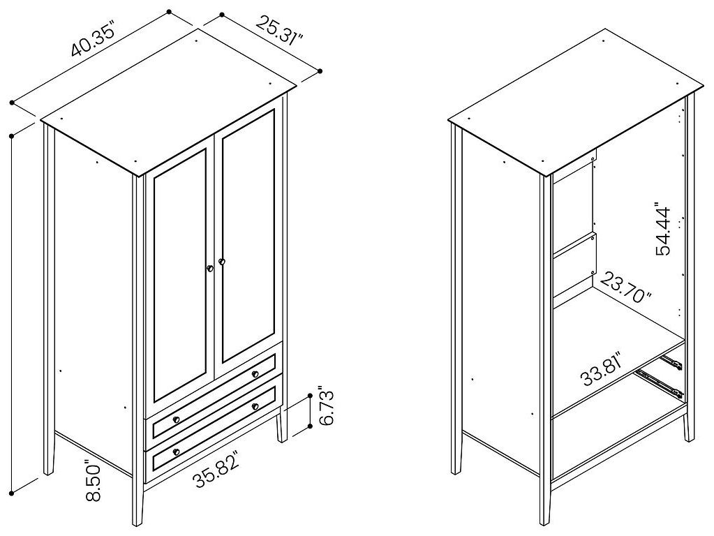Image 4 Crown Full Wardrobe in Off White more views