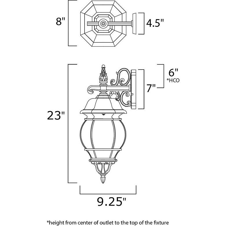 Image 2 Crown Hill-Outdoor Wall Mount more views