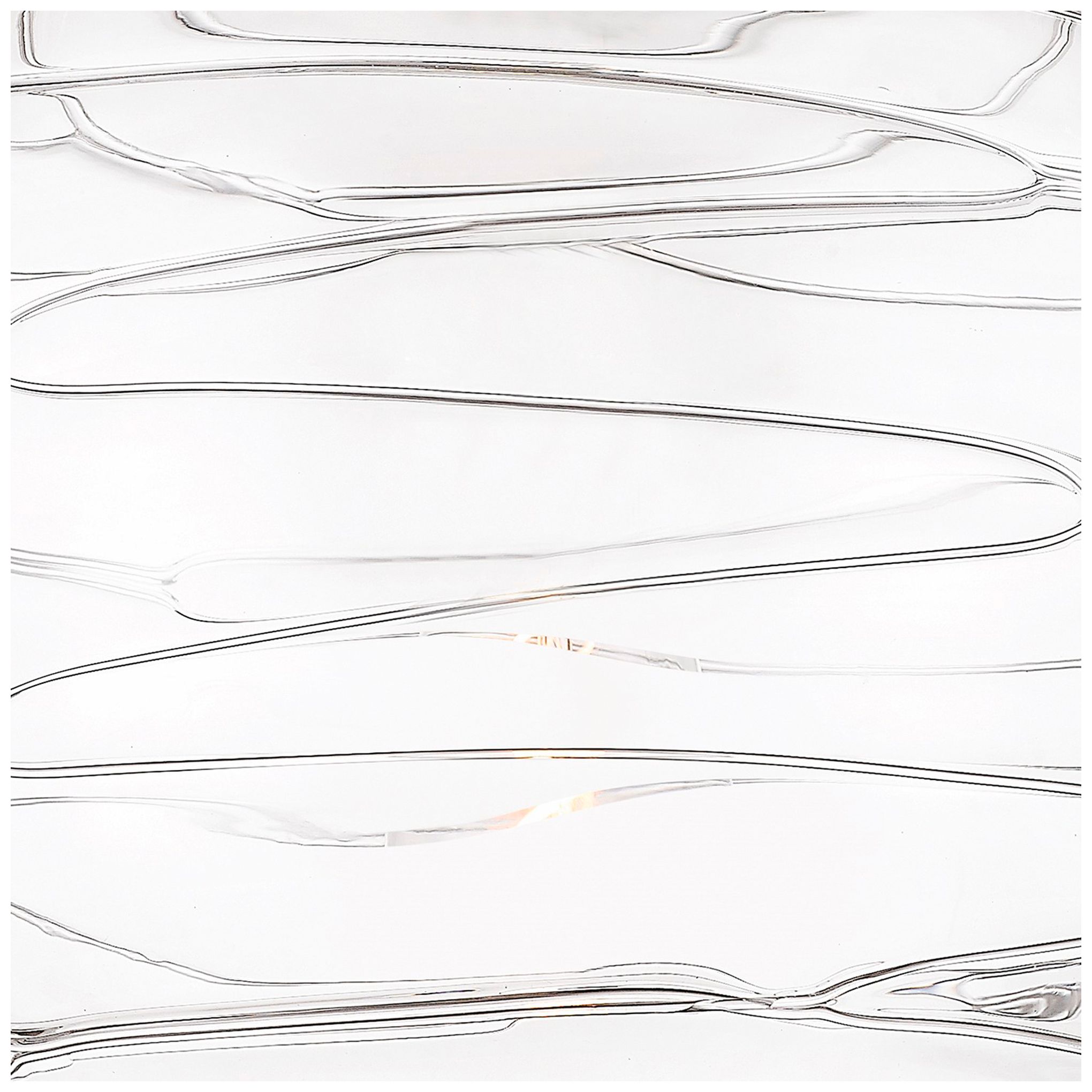 Image 4 Crown Point 12 Light 24" Cord Hung Pendant Satin Nickel Deco Swirl Shade more views