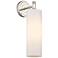 Crown Point 15.5" High Polished Nickel Sconce With Matte White Glass S