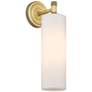1_Crown Point 15 1/2" High Brushed Brass Wall Sconce
