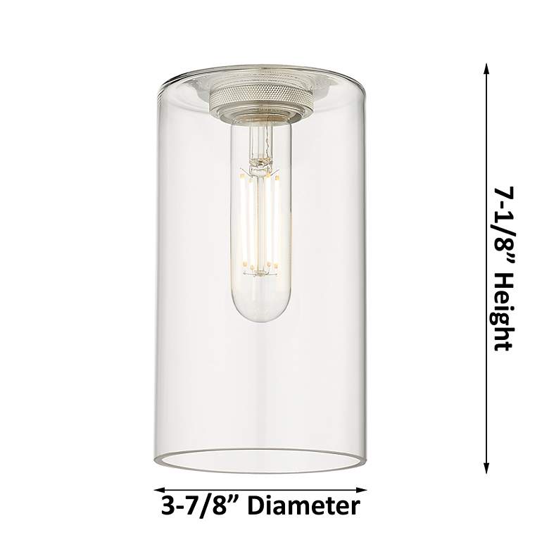 Image 4 Crown Point 30.5"W 3 Light Black Stemmed Island Light w/ White Shade more views