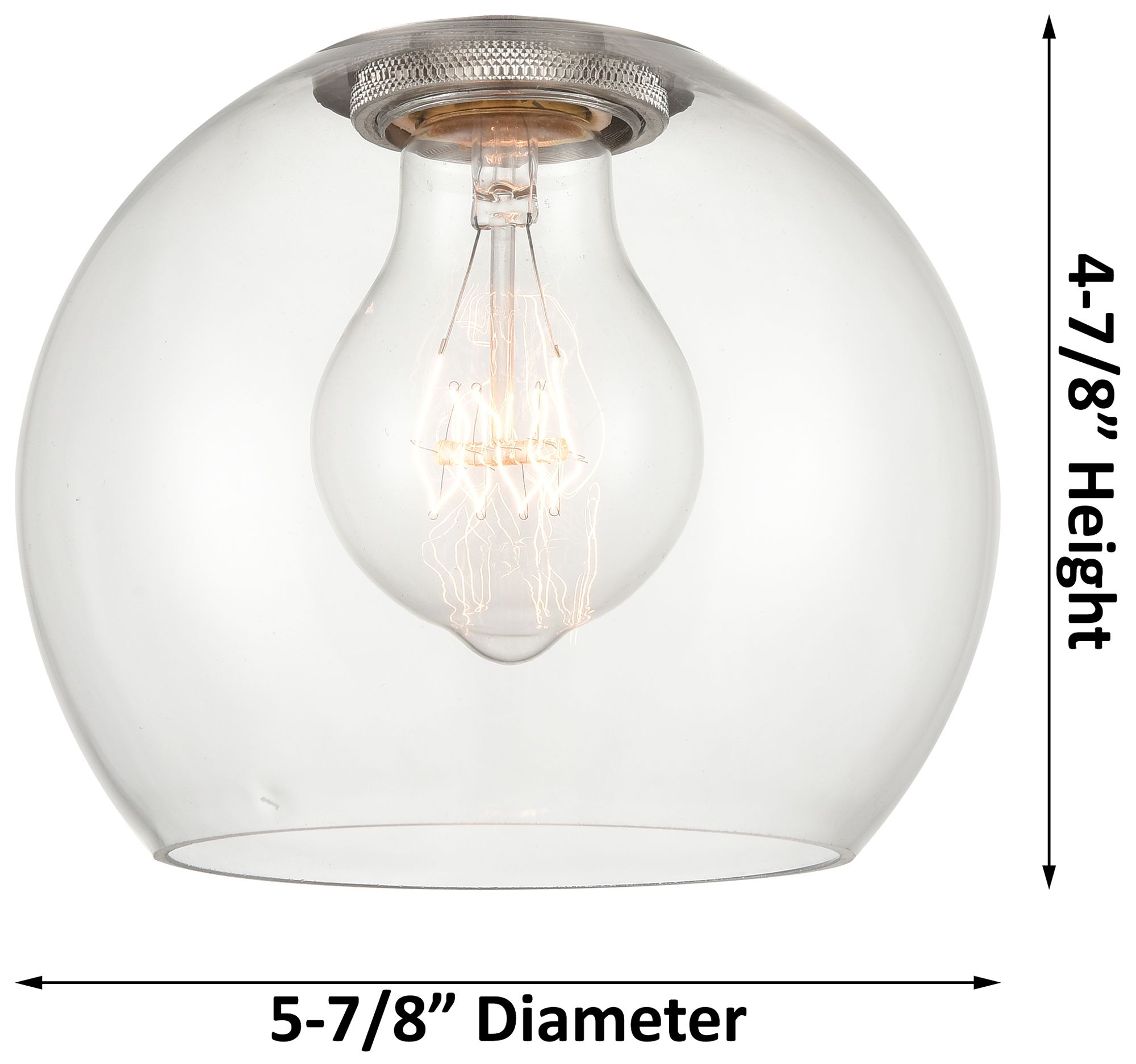 Image 3 Crown Point Athens 8.25"H Polished Nickel Wall Sconce With Clear Shade more views