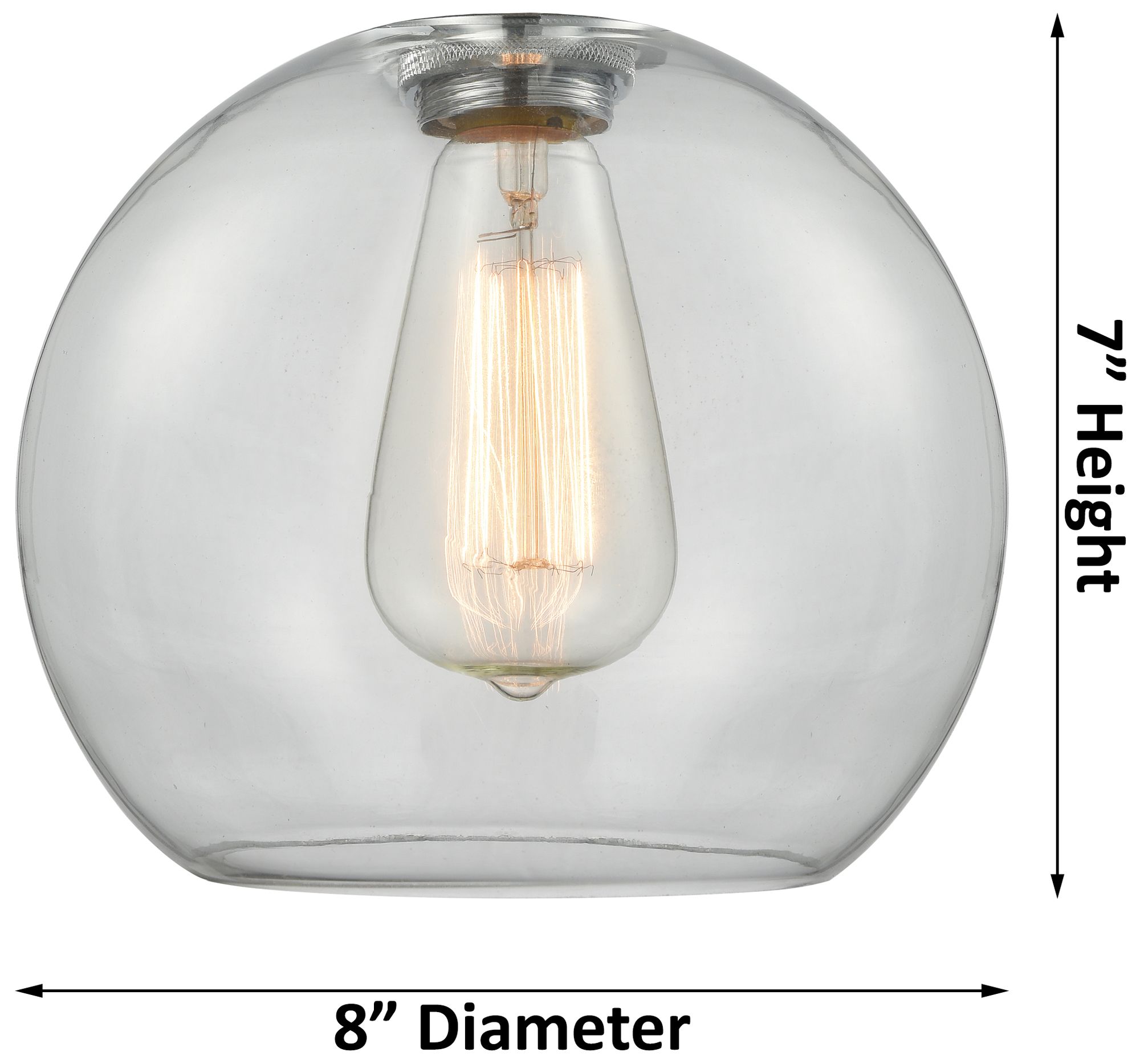 Image 2 Crown Point Athens 8"W Brushed Brass Cord Hung Pendant With Clear Shad more views