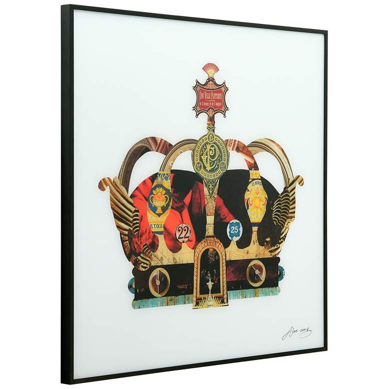 Image 4 Crown w/Round Arches and Crown w/Curved Spires Wall Art Set more views