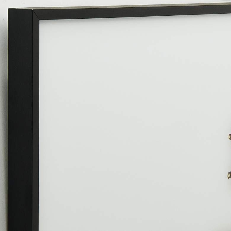 Image 3 Crown with Round Arches 24" Square Framed Printed Wall Art more views