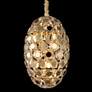 Crowne 15 3/4" Wide Gold 8-Light Oblong Sputnik Chandelier