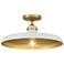 Crowne 16" Wide Legacy Brass Ceiling Light