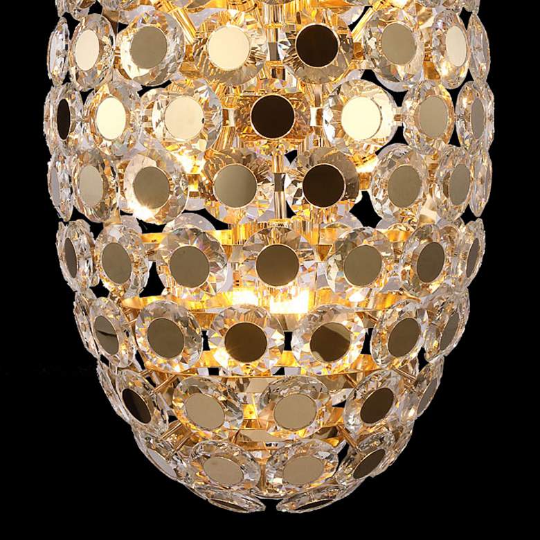 Image 2 Crowne 19 1/2" Wide Gold 14-Light Oblong Sputnik Chandelier more views