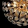 Crowne 31 1/2" Wide Gold 12-Light Round Sputnik Chandelier
