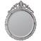 Crowned Venetian Round 34" High Wall Mirror