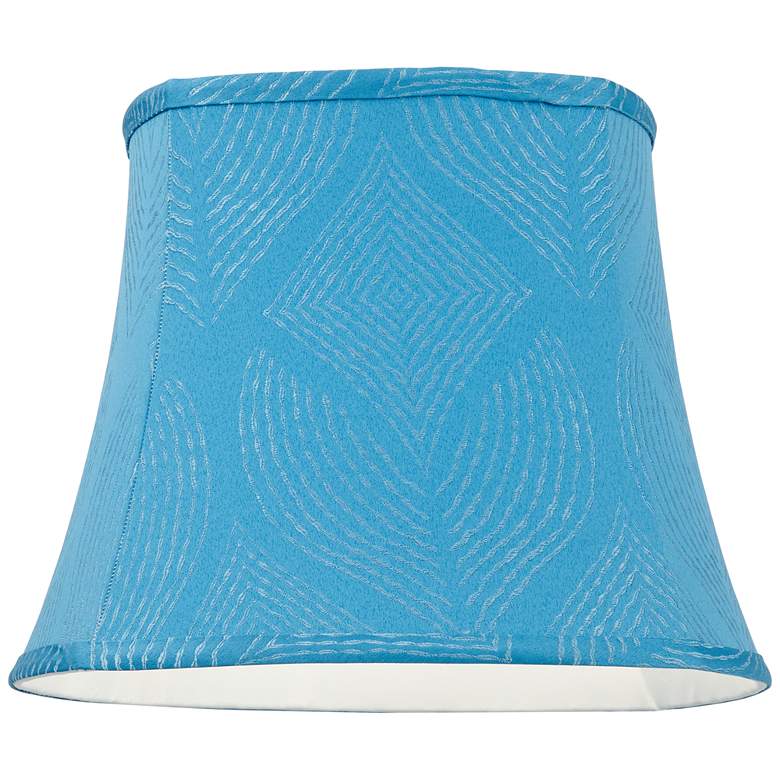 Image 3 Crowsnest Blue Square Lamp Shade 10/10x14/14x11 (Spider) more views