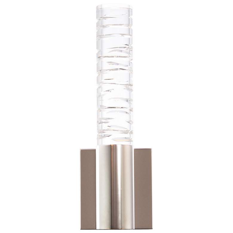 Image 6 Cru 13 3/4" High Polished Nickel ADA LED Wall Sconce more views