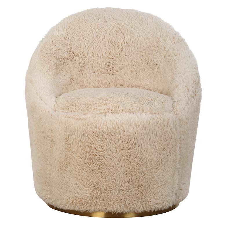 Image 2 Crue Caramel Toned Swivel Chair