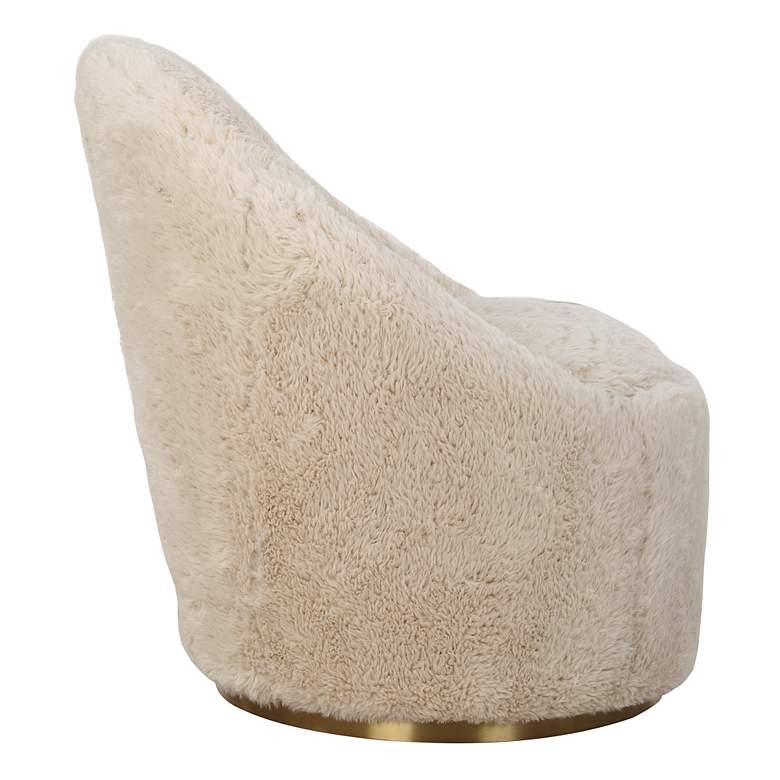 Image 4 Crue Caramel Toned Swivel Chair more views