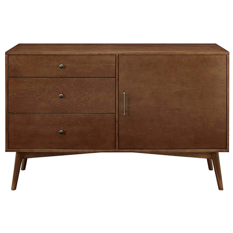 Cruise 52 inch Wide Walnut 3-Drawer Mid-Century TV Console more views