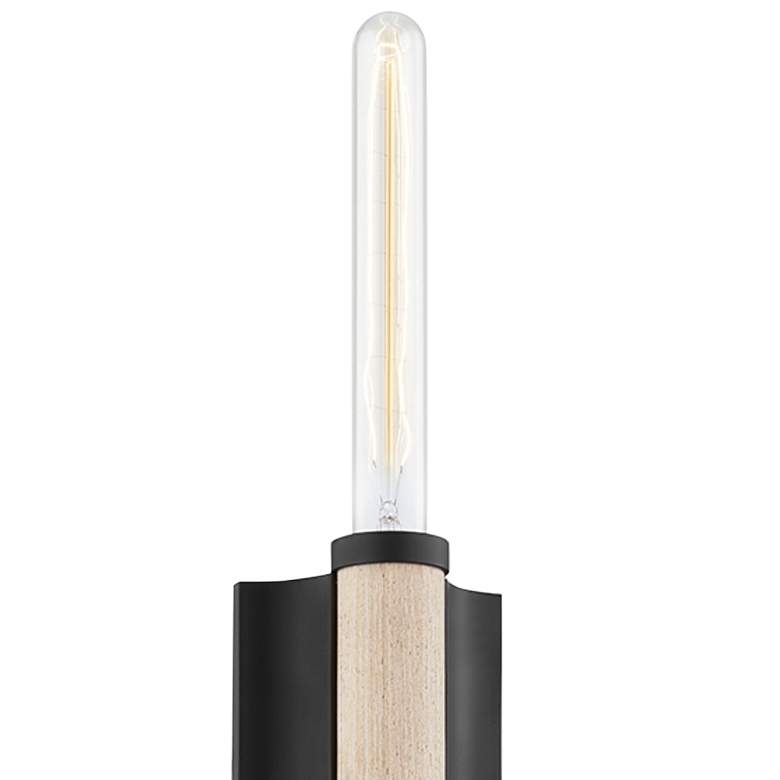 Image 2 Cruiz 22 1/2" High Soft Black 2-Light Outdoor Wall Light more views