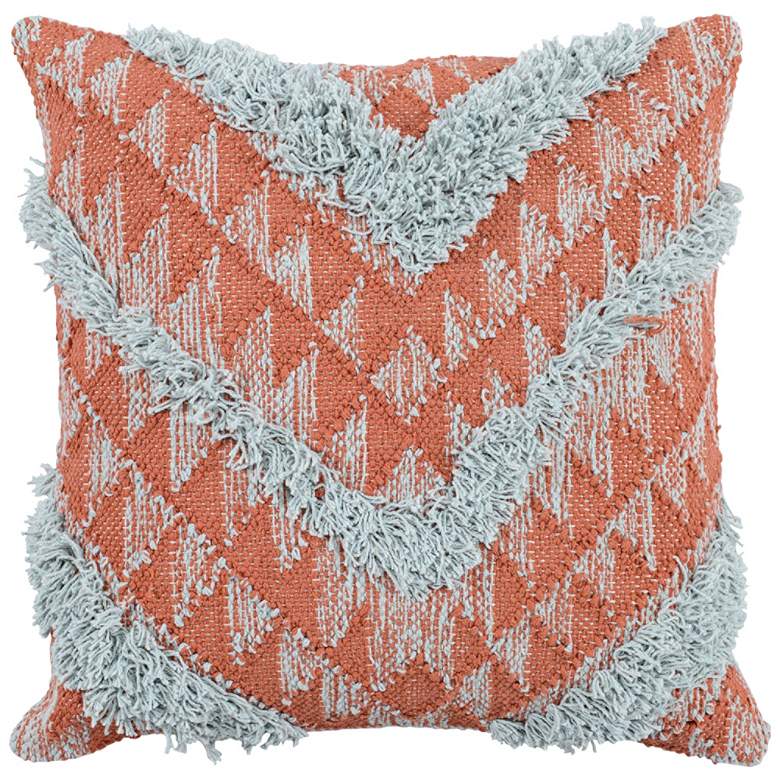 Image 1 Cruz Persimmon Multi-Color 22" Square Decorative Pillow