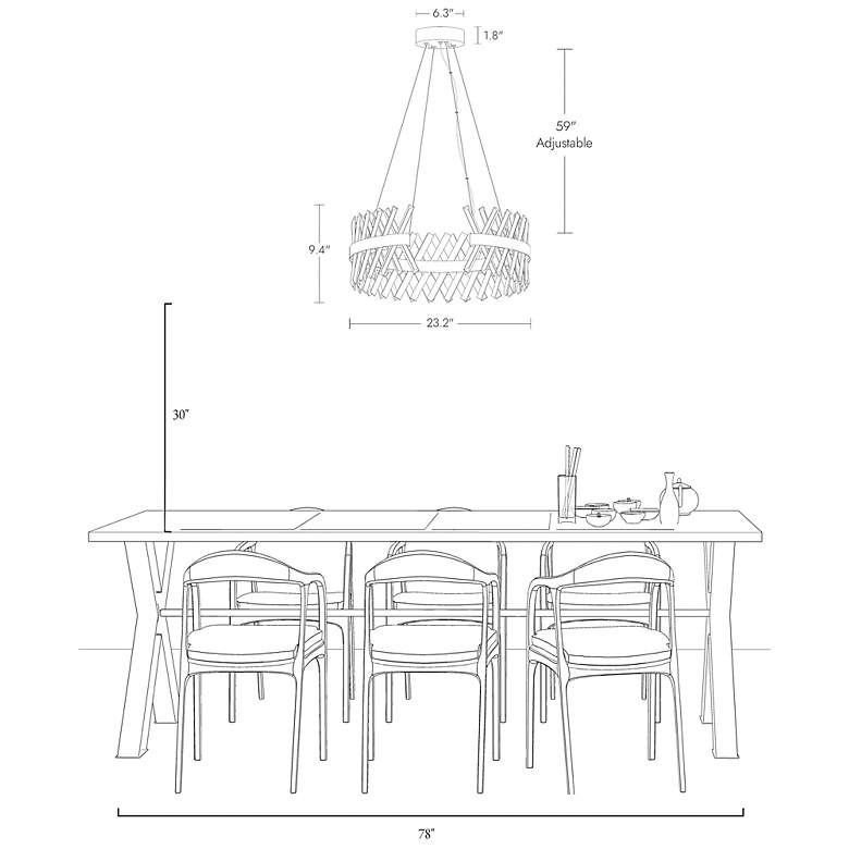 Image 4 Crygobar 2-Light Crystal Drum LED Chandelier more views