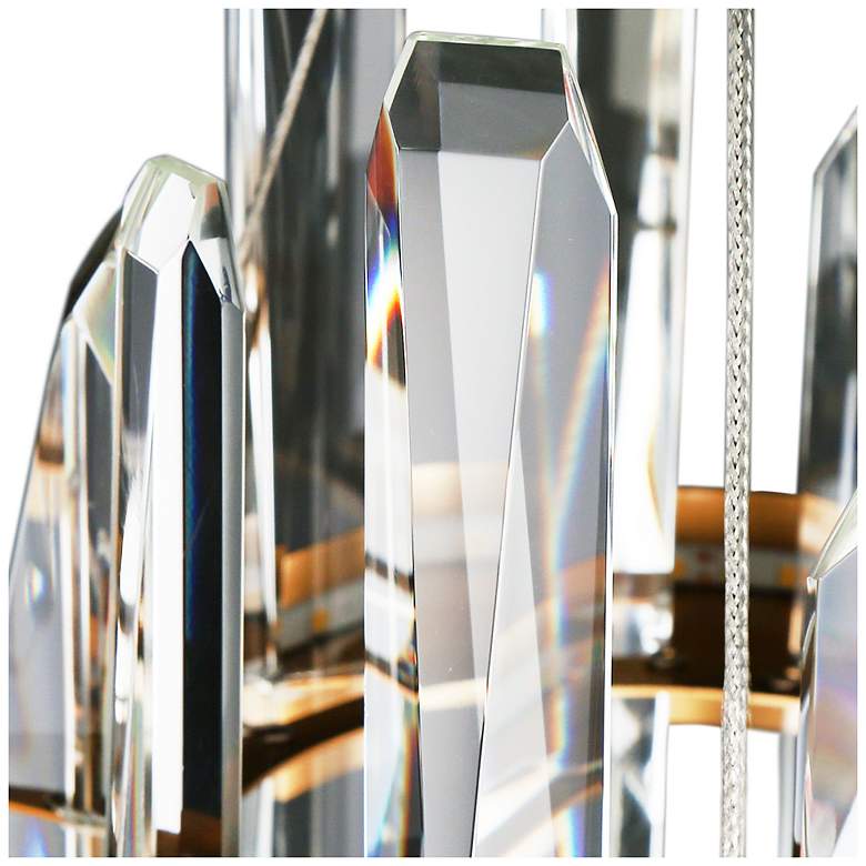 Image 5 Crygobar 2-Light Mini Crystal Drum LED Chandelier more views