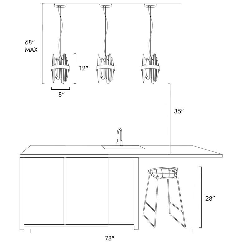 Image 7 Crygobar 2-Light Mini Crystal Drum LED Chandelier more views