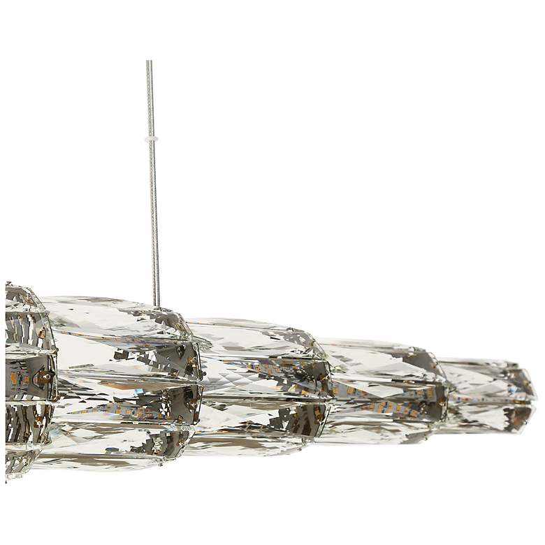 Image 4 Cryptography 1-Light LED Gold Island Chandelier more views