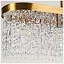 4_Crysdroa 5-Light Gold Glass Island Chandelier more views