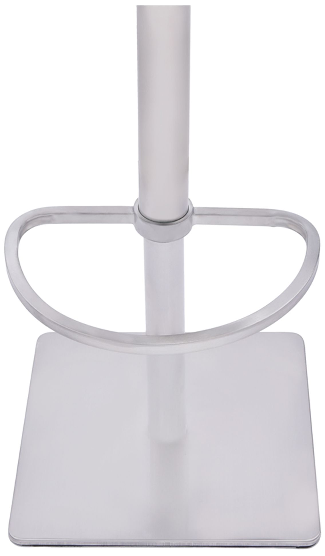 Image 6 Crystal Adjustable Swivel Barstool in Grey Faux Leather and Chrome Finish more views