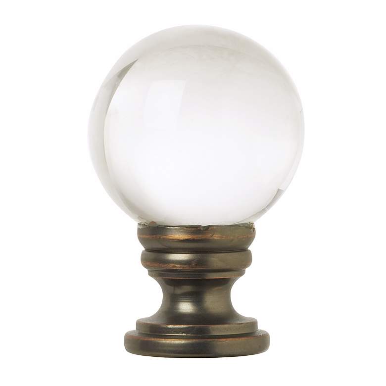 Image 1 Crystal Ball Lamp Shade Finial