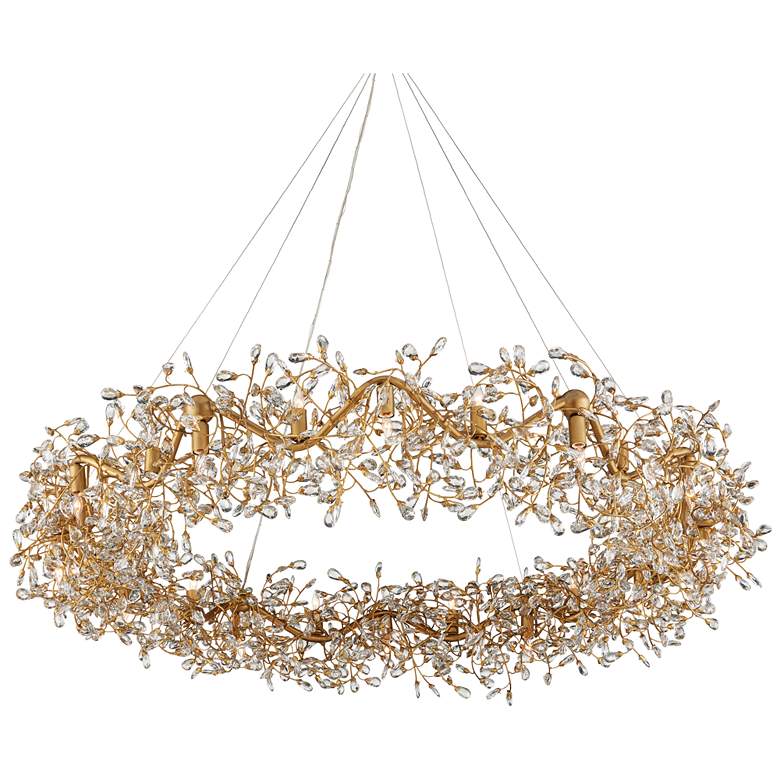 Image 1 Crystal Bud Grande Ring Chandelier