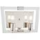 Crystal Chrome 8 3/4"H Polished Nickel 2-Light Wall Sconce