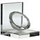 Crystal Clear Modern Sphere Bookends