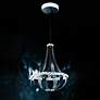 3_Crystal Empire 20 1/2"W Grizzly Black LED Pendant Light more views