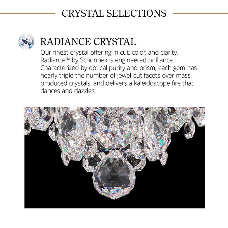 Image 3 Crystal Empire 29.5"H x 24"W 6-Light Chandelier in White more views