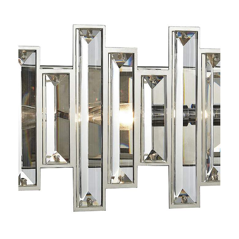 Image 2 Crystal Heights 25" Wide Polished Chrome 4-Light Bath Light more views