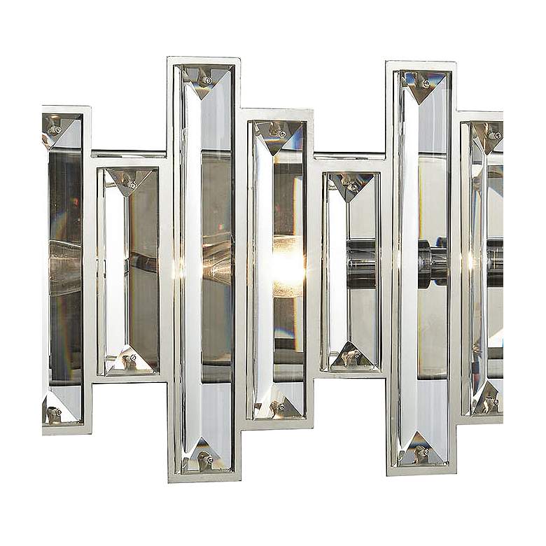 Image 2 Crystal Heights 25 inch Wide Polished Chrome 4-Light Bath Light more views