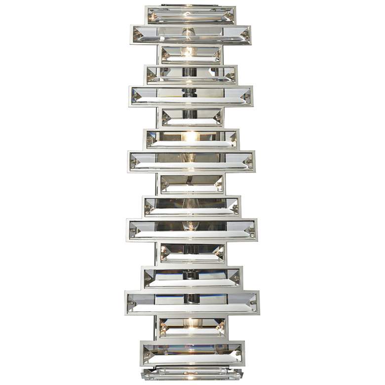Image 3 Crystal Heights 25" Wide Polished Chrome 4-Light Bath Light more views