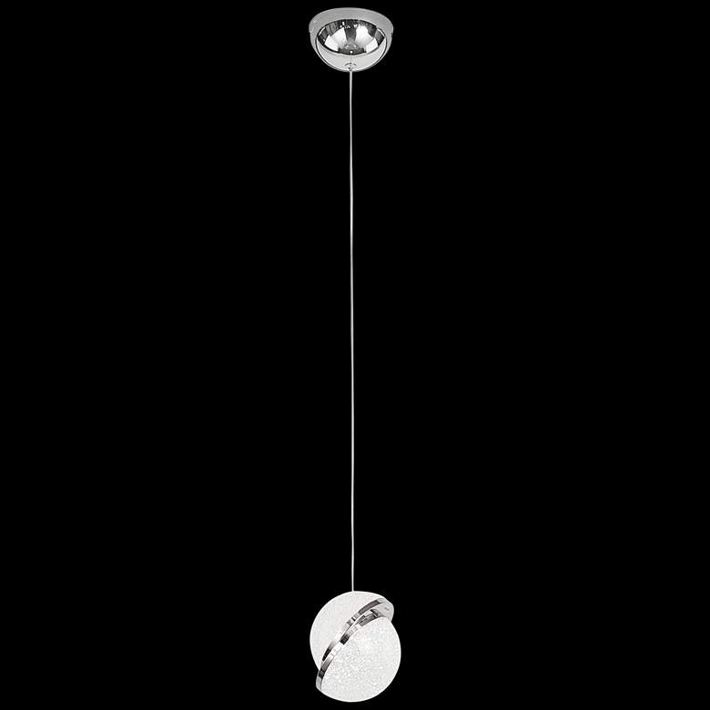 Image 1 Crystal Ice 7" Wide Modern LED Pendant Light by James R. Moder