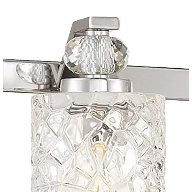 Image 5 Crystal Kay 24 1/2" Wide Chrome 3-Light Bath Light more views